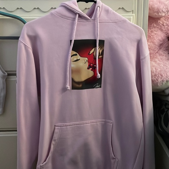 HUF baby pink hoodie - Picture 1 of 2
